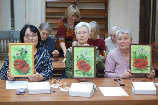 мастер-класс Елены Михеевой по созданию картины в технике «Шерстяная акварель» 